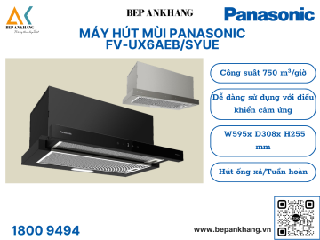 Máy hút mùi âm tủ Panasonic FV-UX6AEB/SYUE - 600mm